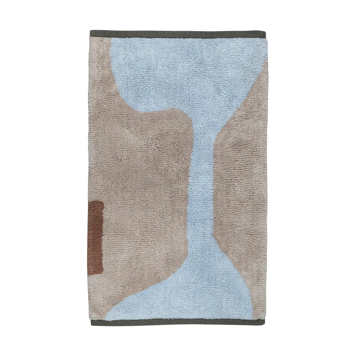 Mette Ditmer Figura mat rug Light blue, 70x150 cm | Scandinavian Design | Fringe & Deep pile rugs | Blue