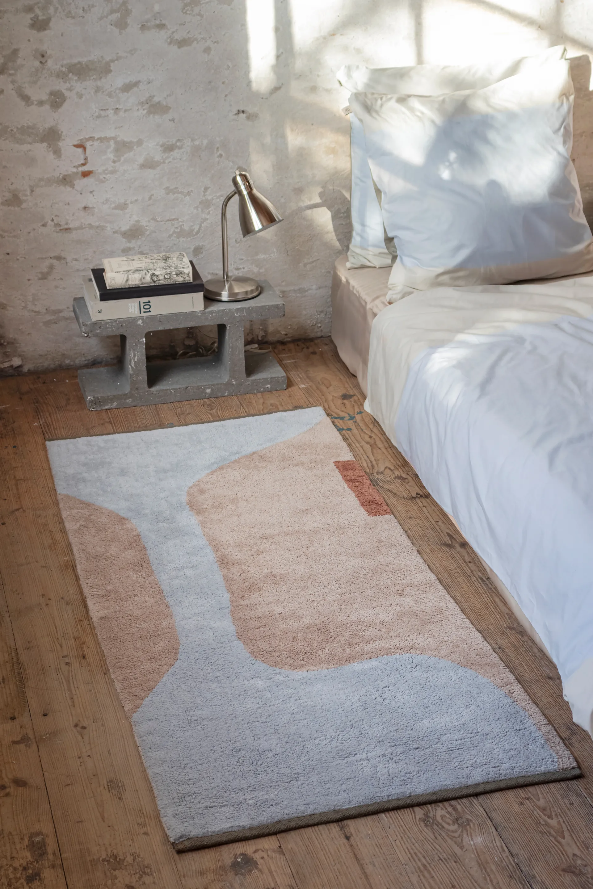 Figura mat rug, Light blue, 70x150 cm Mette Ditmer
