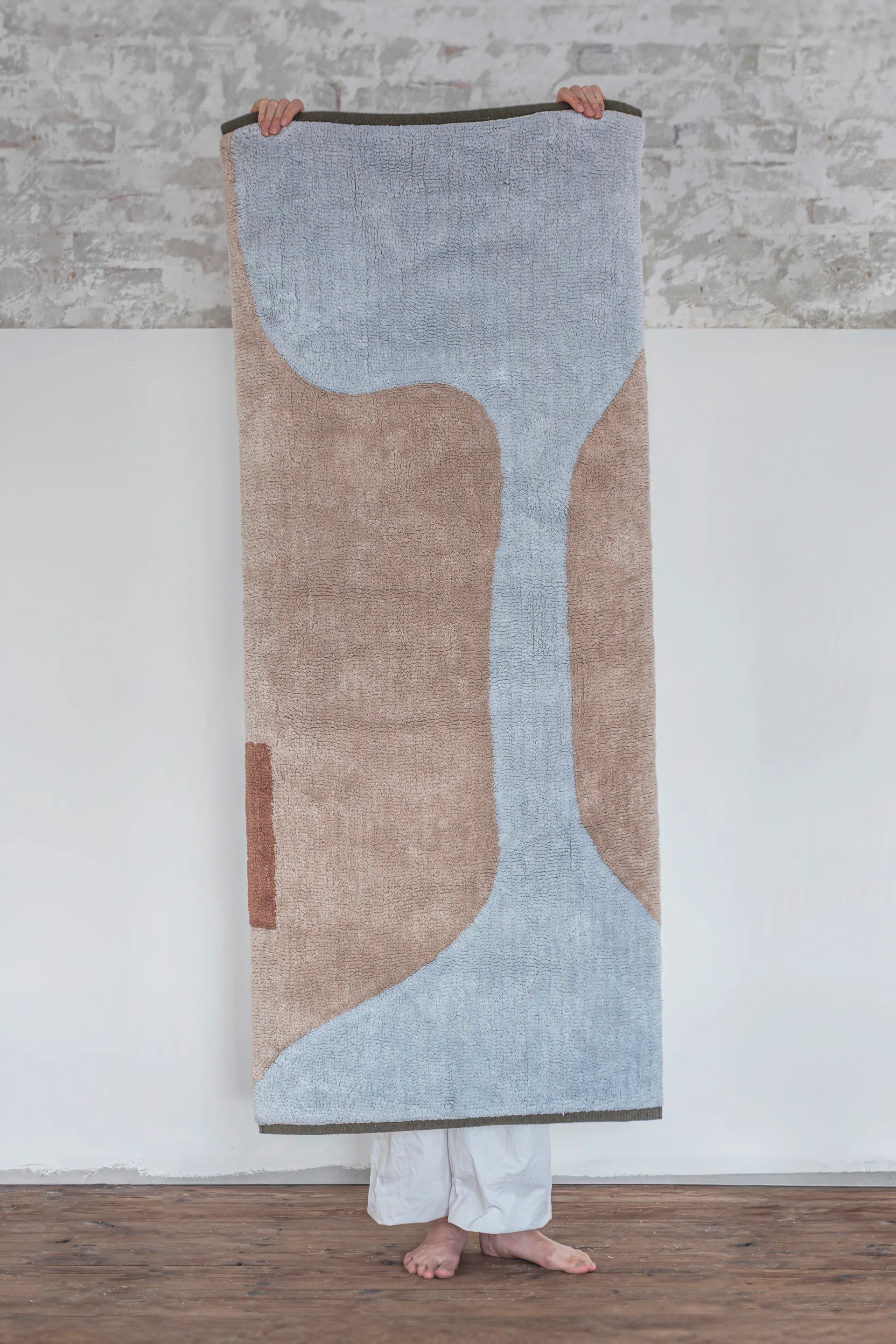 Figura mat rug, Light blue, 70x150 cm Mette Ditmer