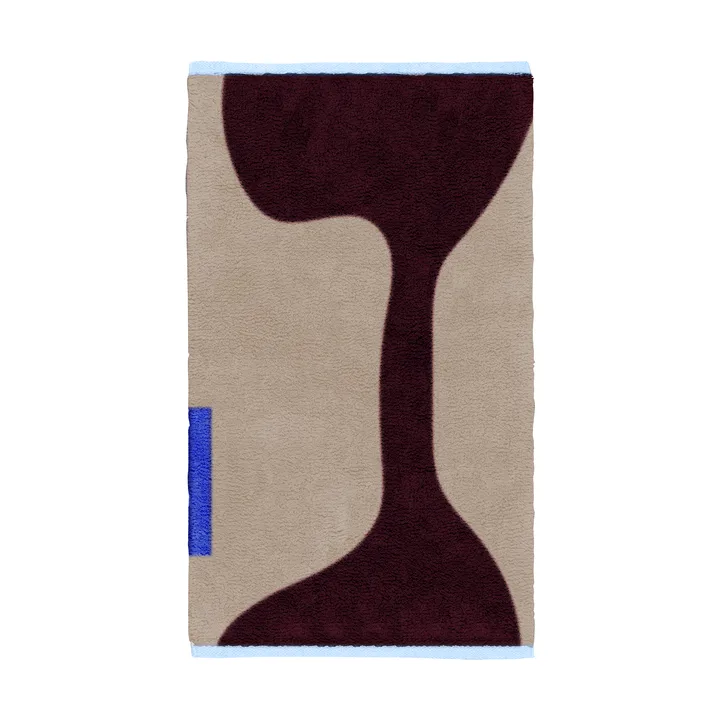 Figura mat rug - Red-Beige, 50x80 cm - Mette Ditmer