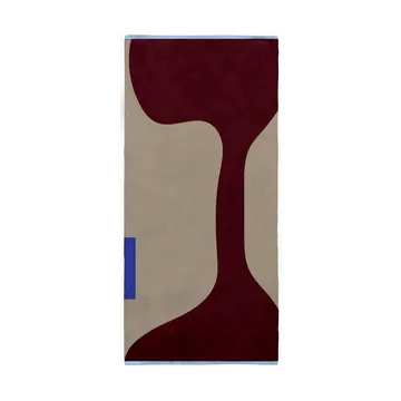 Figura mat rug - Red-Beige, 70x150 cm - Mette Ditmer