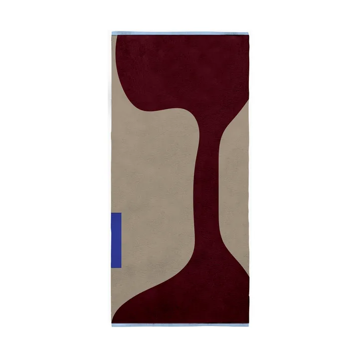 Figura mat rug - Red-Beige, 70x150 cm - Mette Ditmer