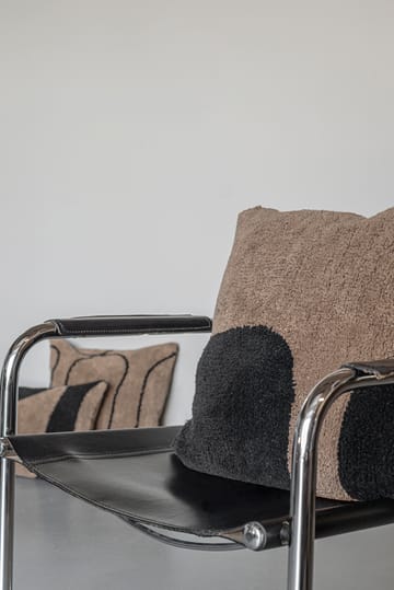 Figura tufted cushion cover 50x50 cm - Brown - Mette Ditmer