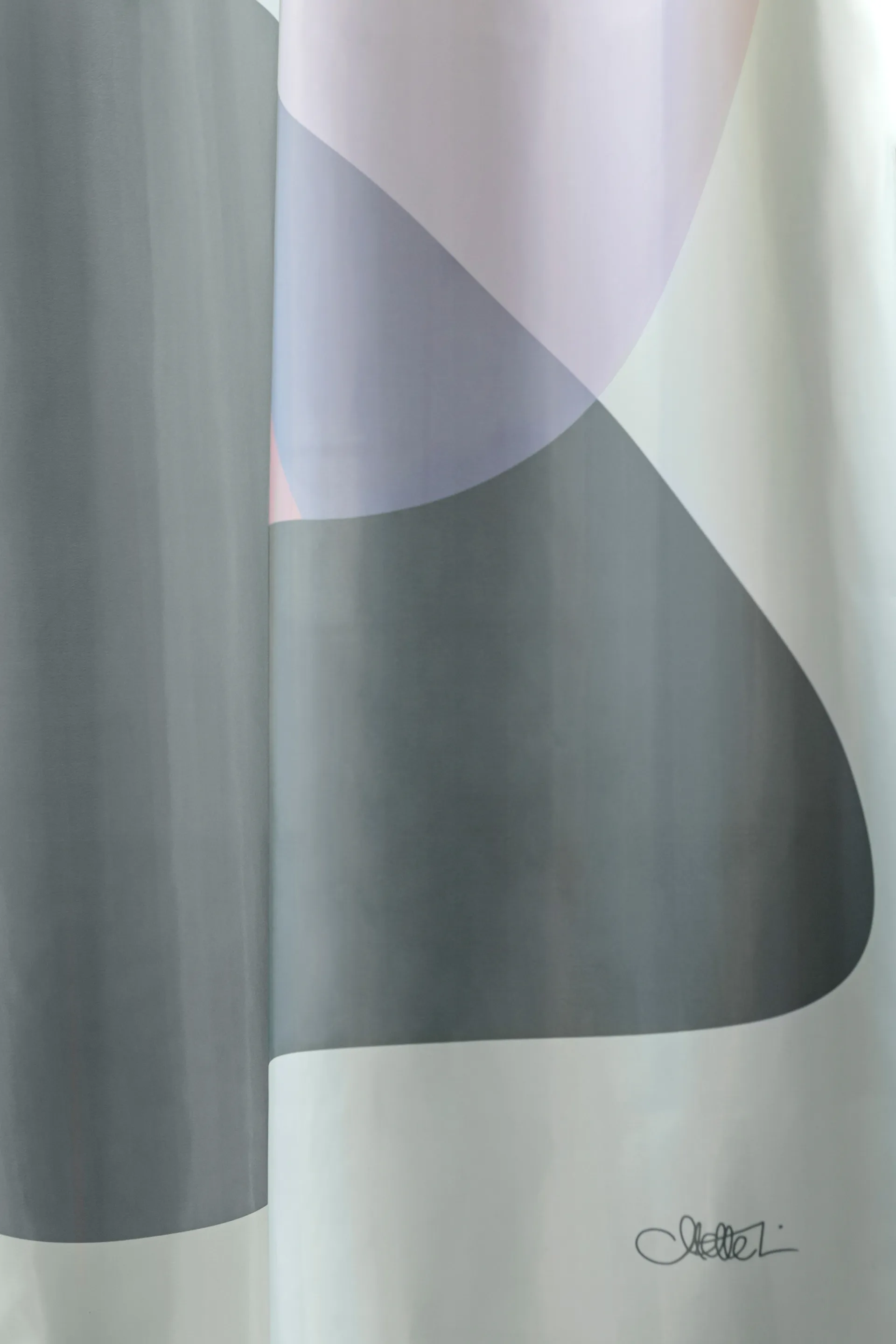 Gallery shower curtain 150x200 cm, Frost green Mette Ditmer