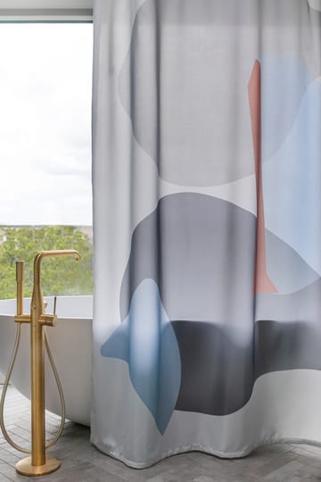 Gallery shower curtain 150x200 cm - Light grey - Mette Ditmer