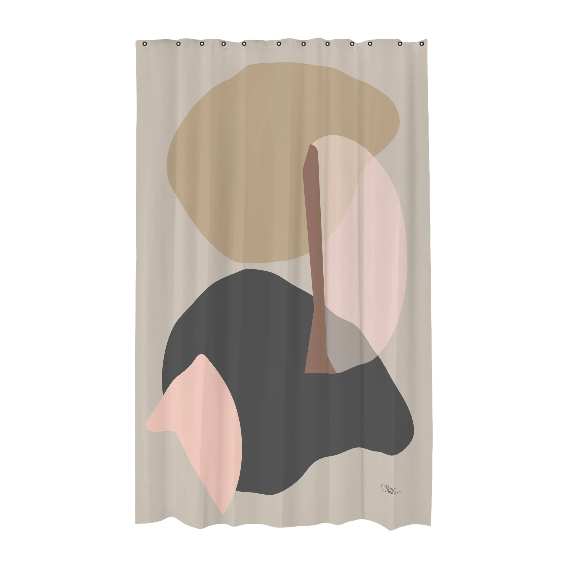 Gallery shower curtain 150x200 cm, Sand Mette Ditmer