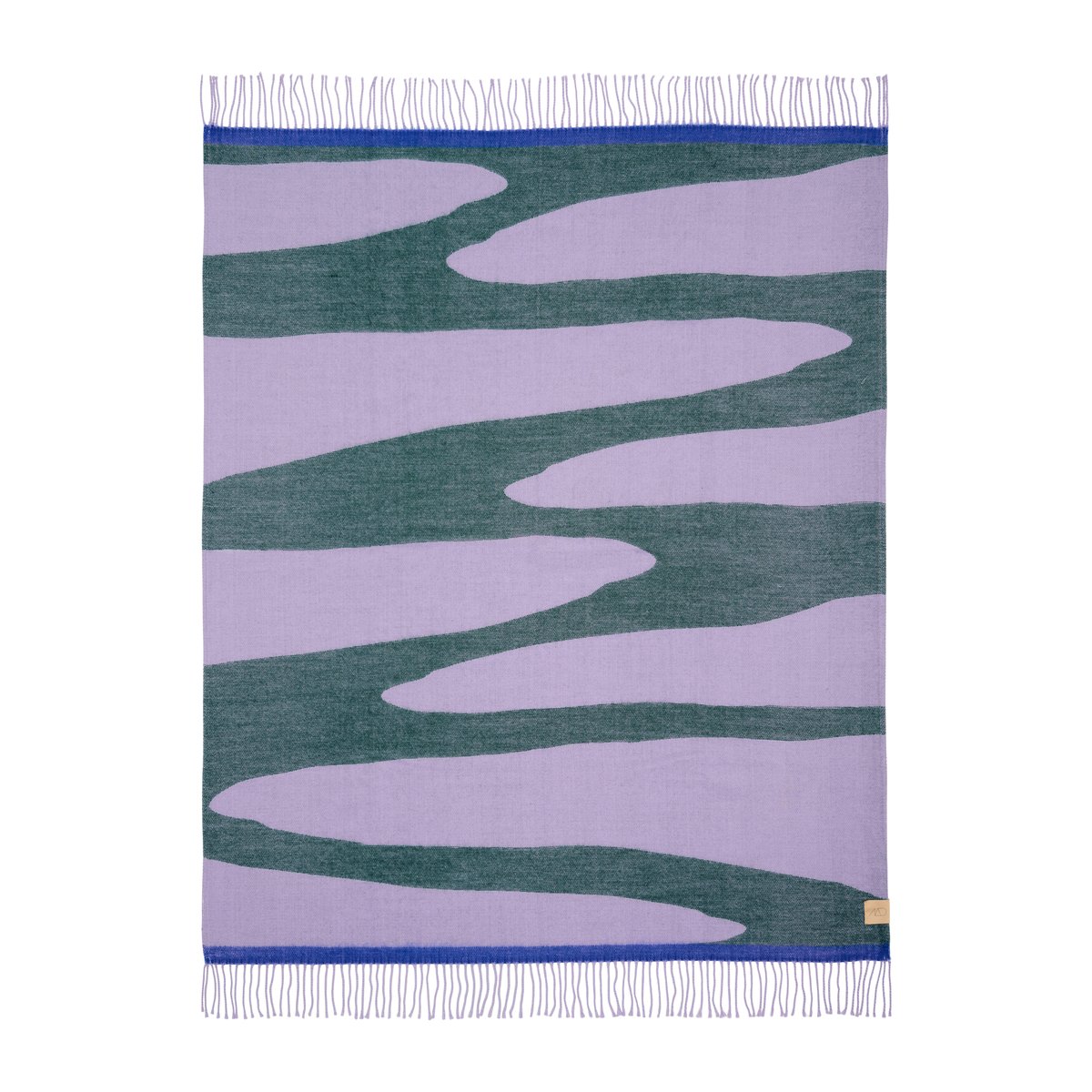 Mette Ditmer Gallery throw 125x170 cm Dark forest | Scandinavian Design | Cotton blankets & throws | Green