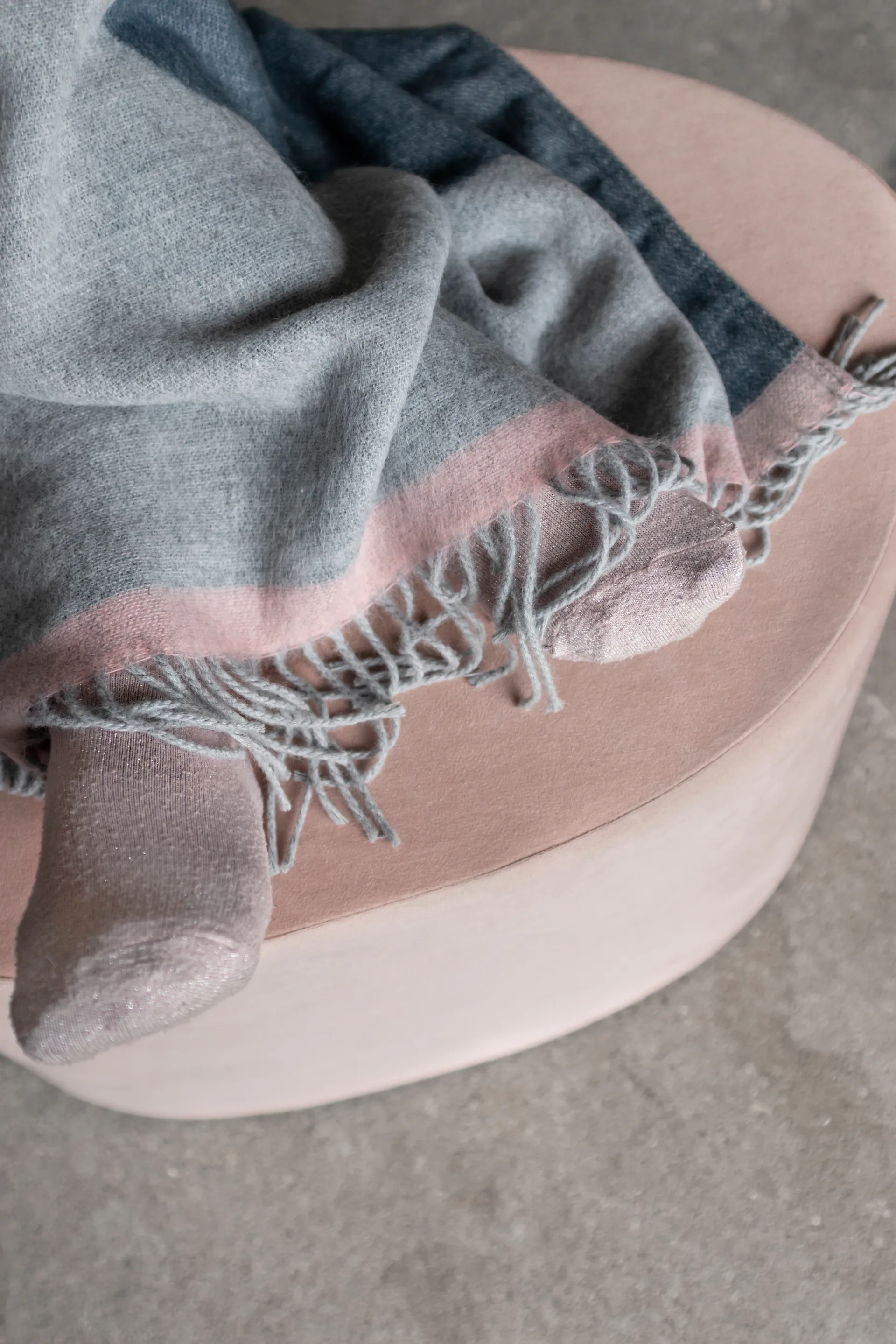 Gallery throw 125x170 cm, Light grey Mette Ditmer