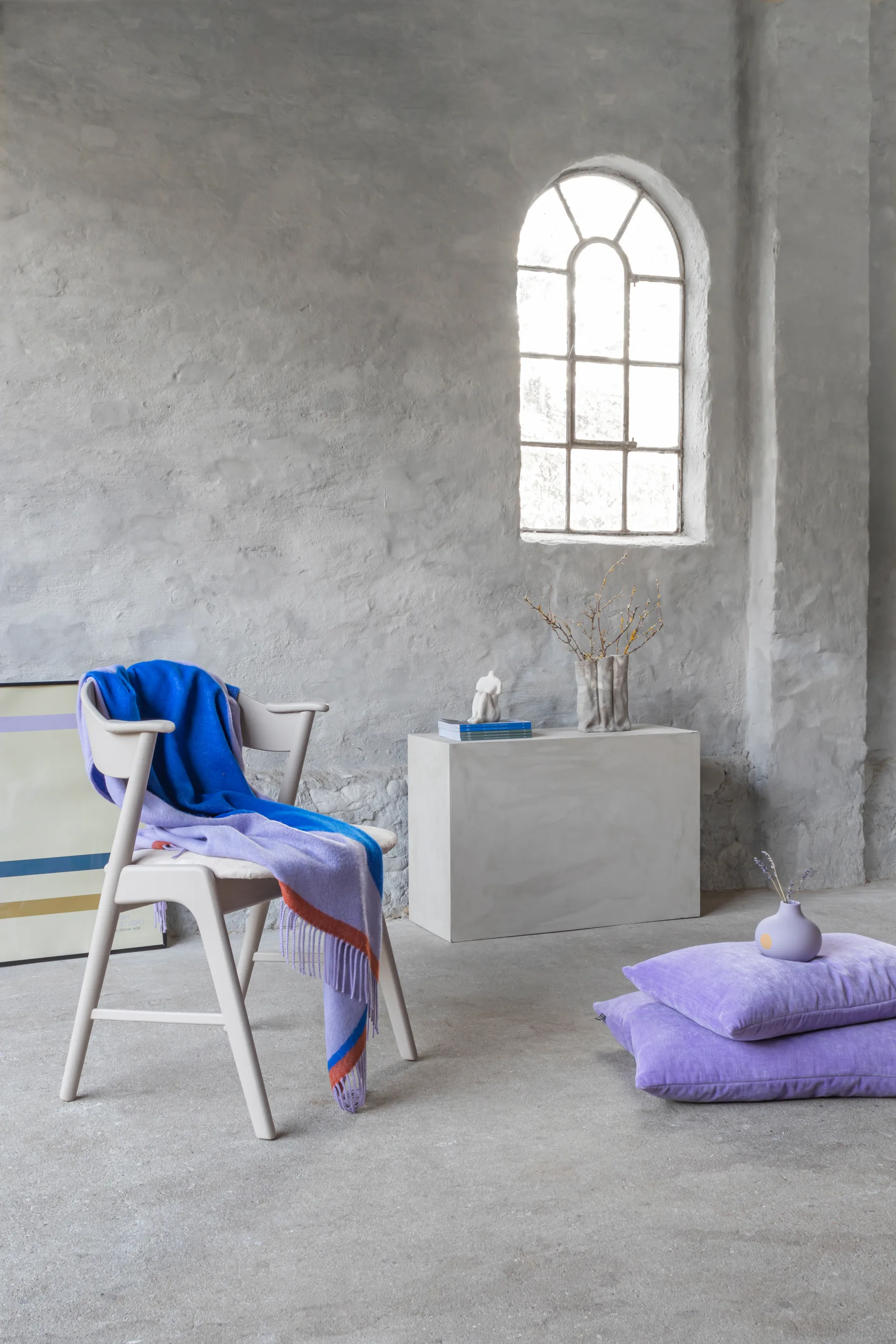 Gallery throw 125x170 cm, Lilac Mette Ditmer