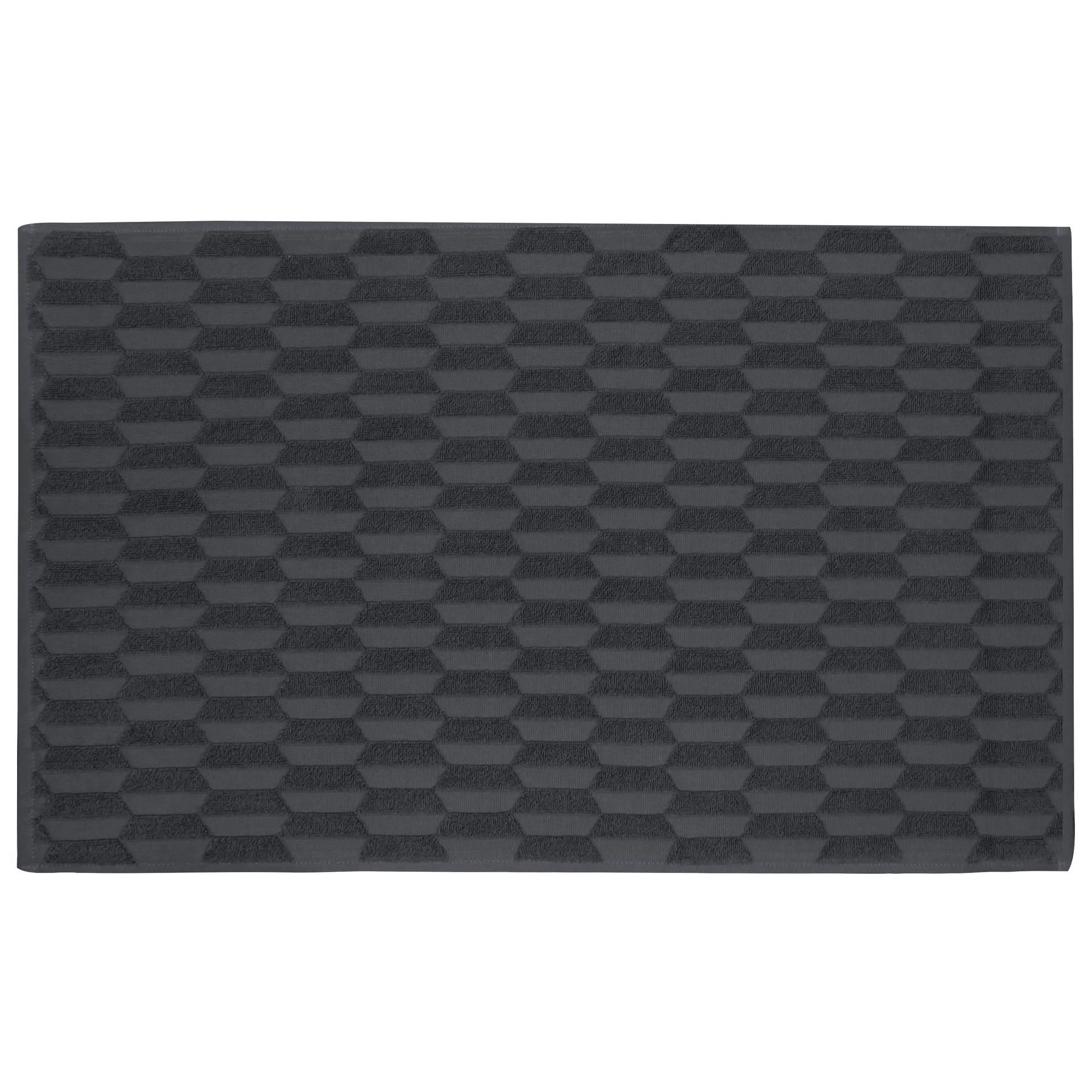 Geo bathroom mat 50x80 cm, Anthracite Mette Ditmer