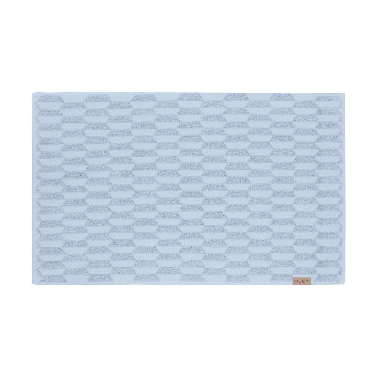 Mette Ditmer Geo bathroom mat 50x80 cm Light Blue