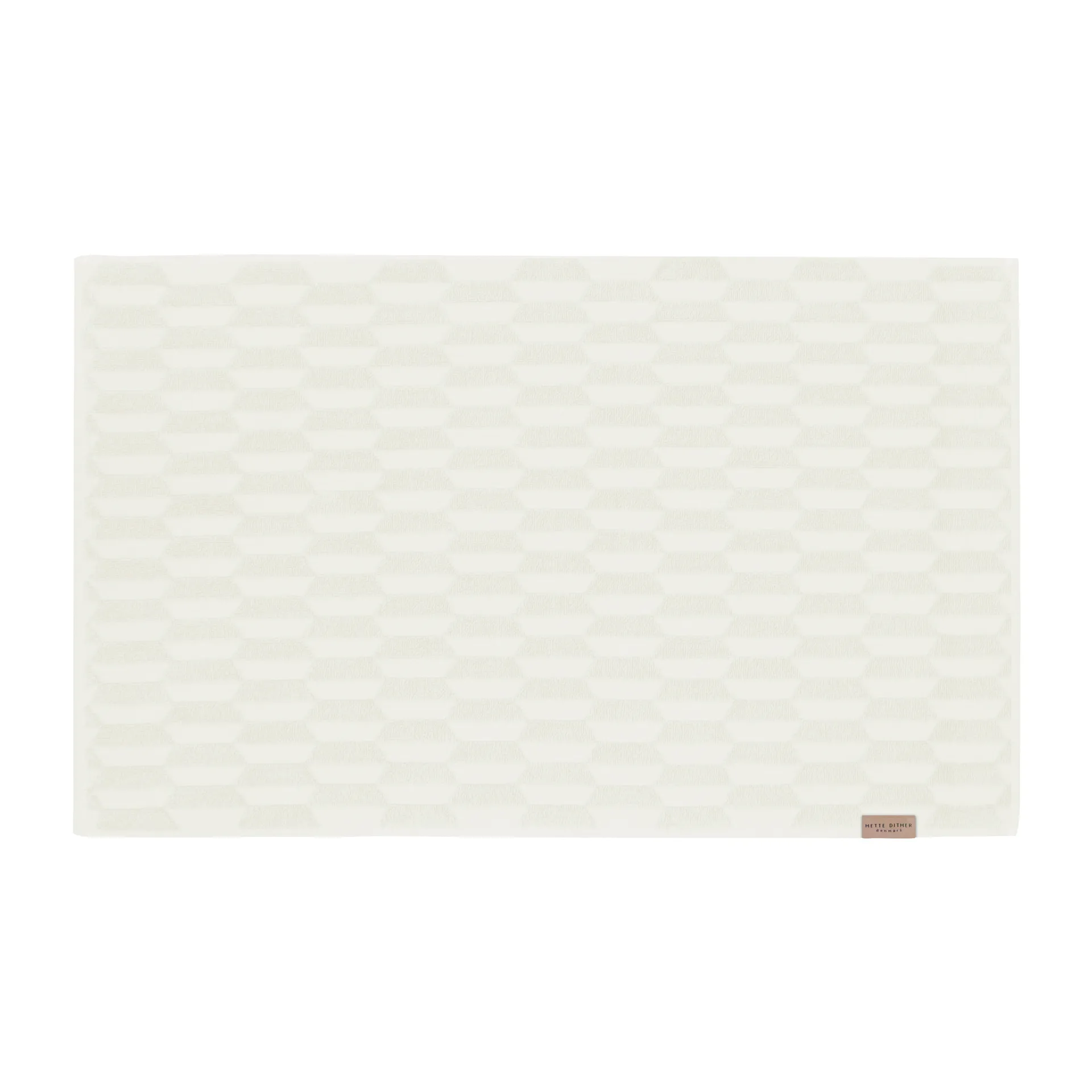 Geo bathroom mat 50x80 cm, Off white Mette Ditmer