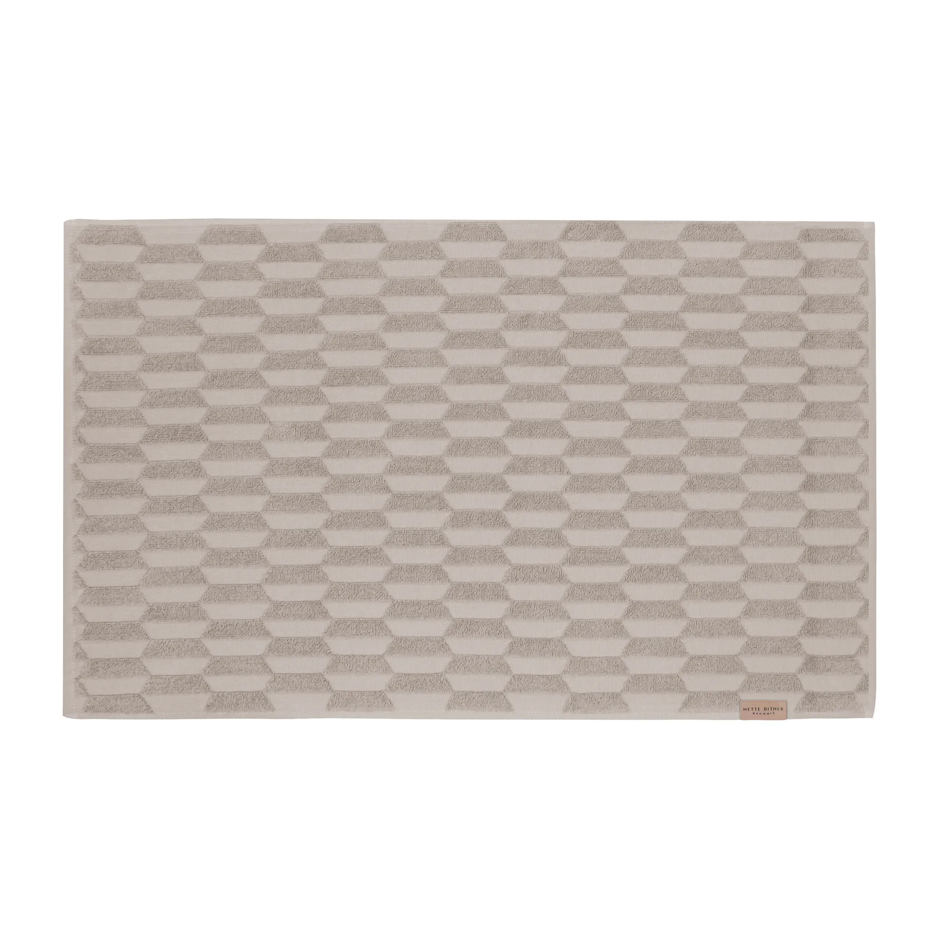 Geo bathroom mat 50x80 cm, Sand Mette Ditmer