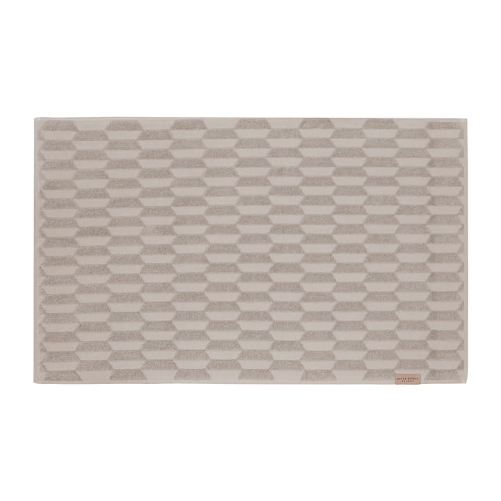 Geo bathroom mat 50x80 cm - Sand - Mette Ditmer