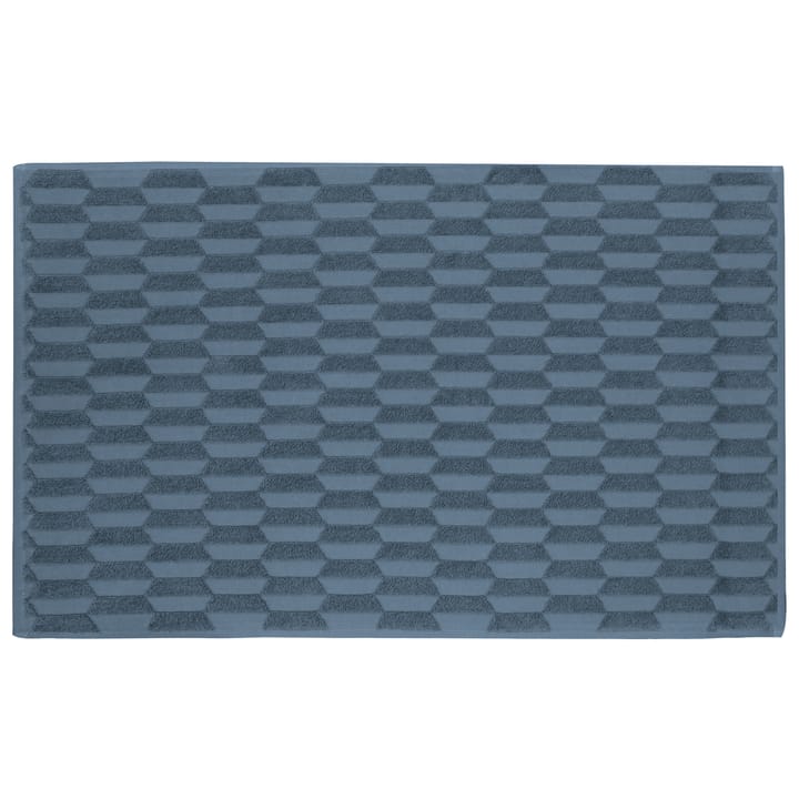 Geo bathroom mat 50x80 cm - slate blue - Mette Ditmer