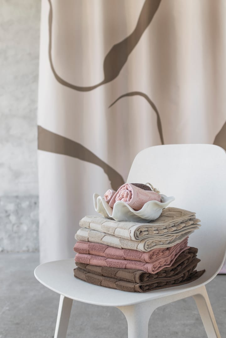 Geo guest towel 2-pack, Chocolate Mette Ditmer