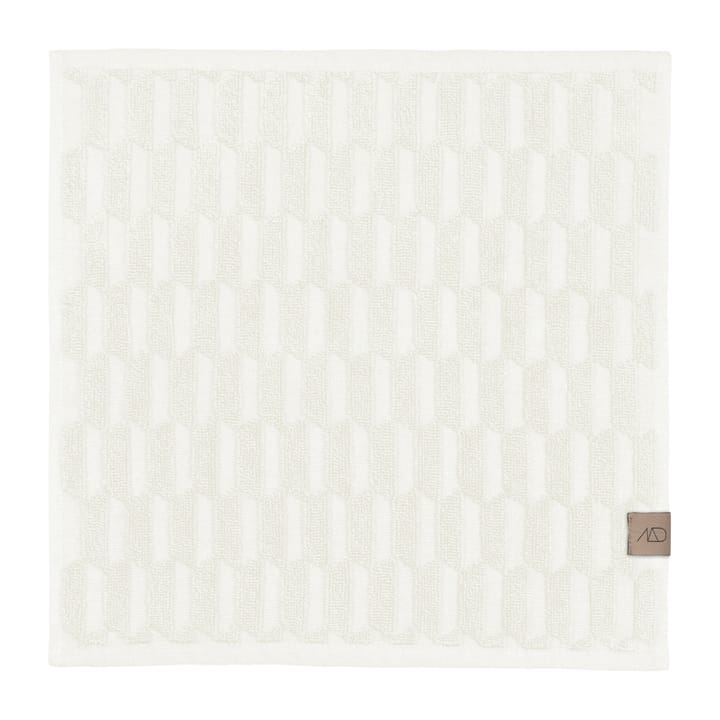 Geo towel 30x30 cm 3-pack - Off white - Mette Ditmer