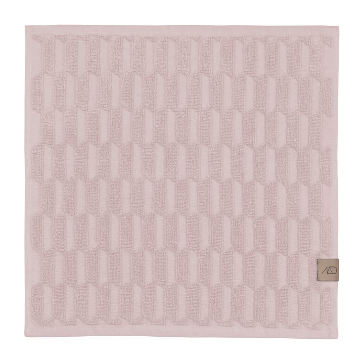 Geo towel 30x30 cm 3-pack - Powder rose - Mette Ditmer