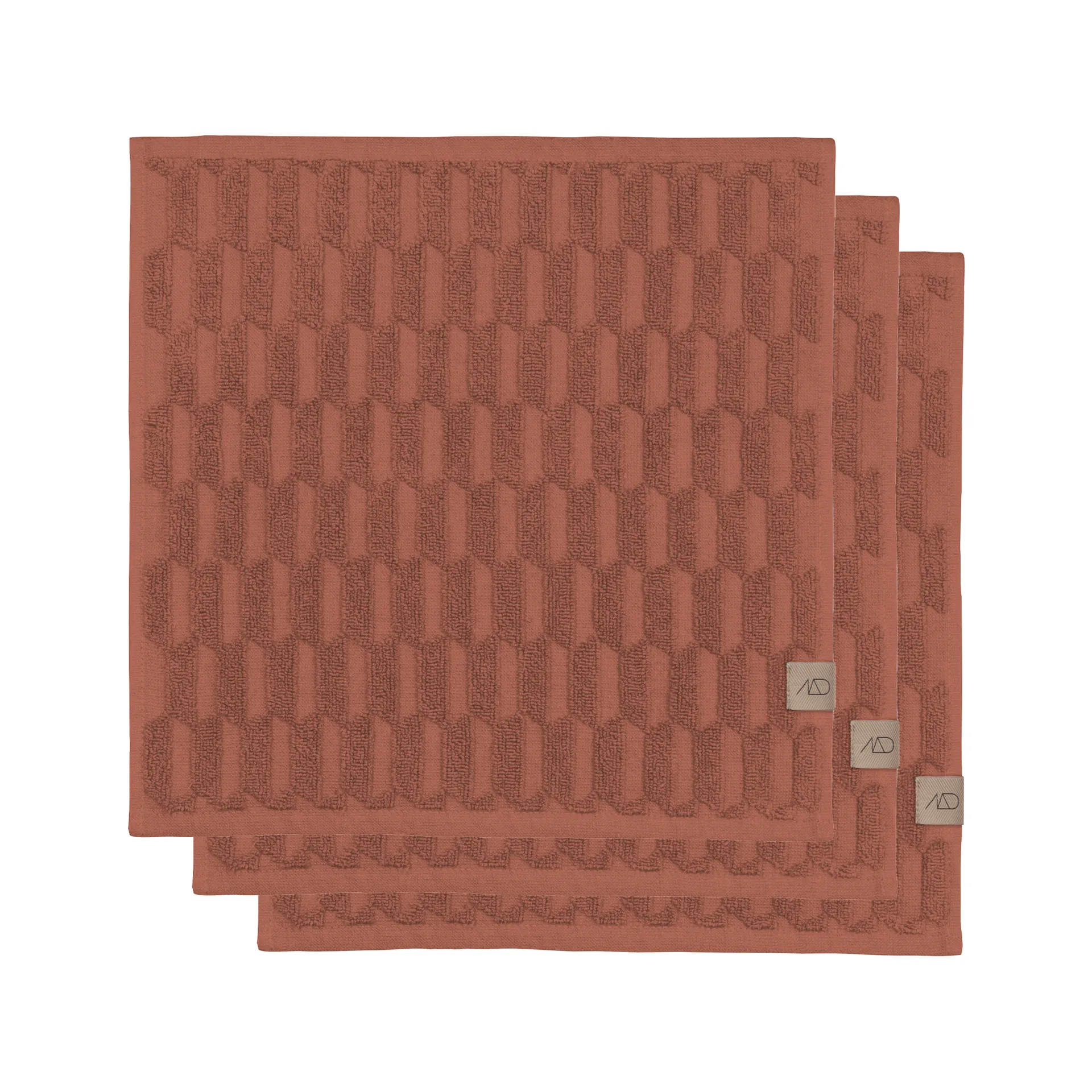 Geo towel 30x30 cm, Blush Mette Ditmer