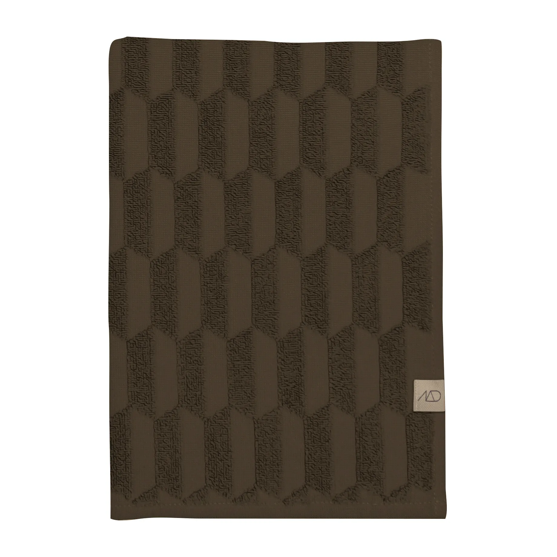 Geo towel 50x95 cm, Chocolate Mette Ditmer