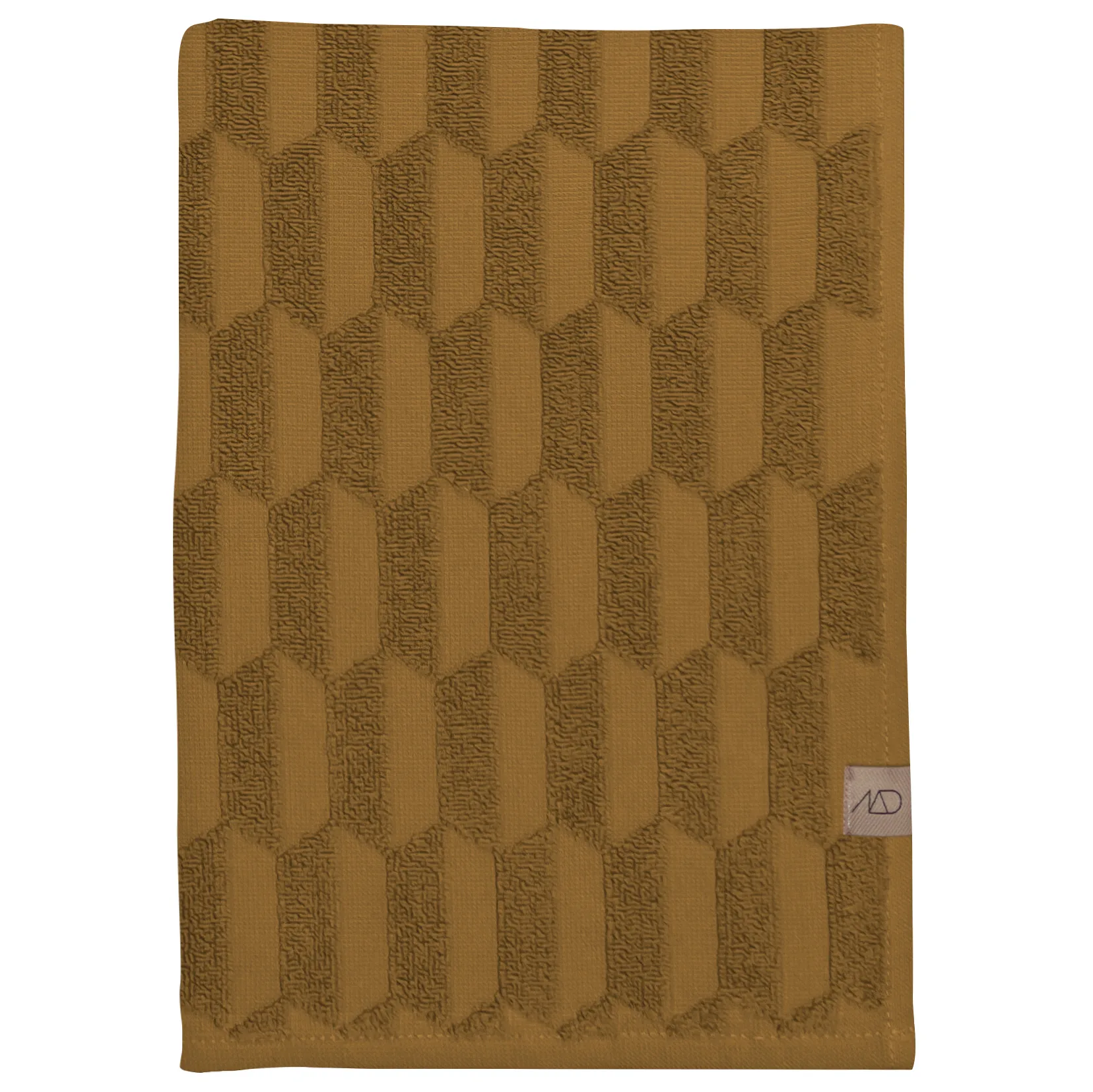 Geo towel 50x95 cm, curry Mette Ditmer