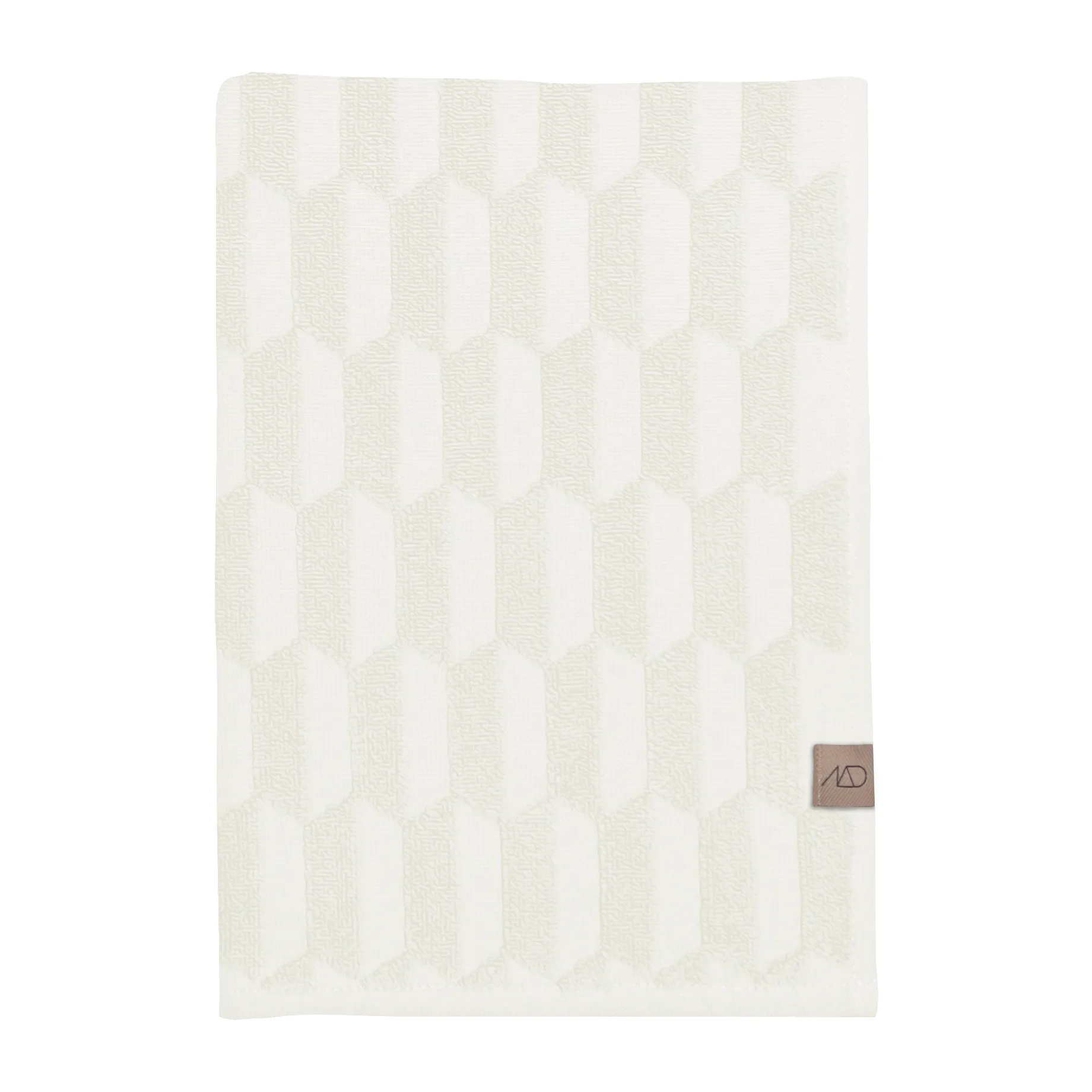 Geo towel 50x95 cm, Off white Mette Ditmer
