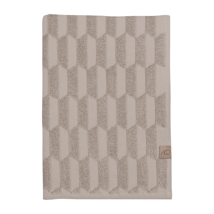 Geo towel 50x95 cm - Sand - Mette Ditmer