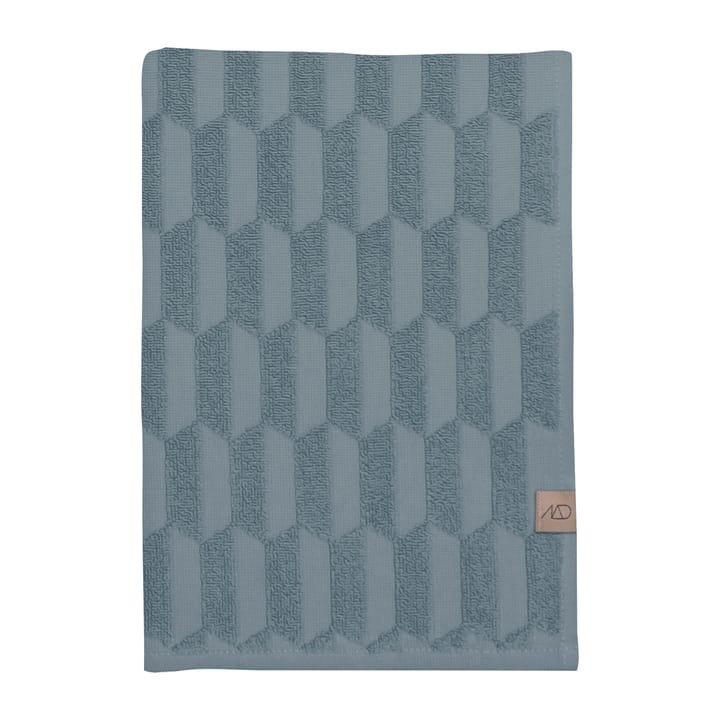 Geo towel 50x95 cm, Stone blue Mette Ditmer