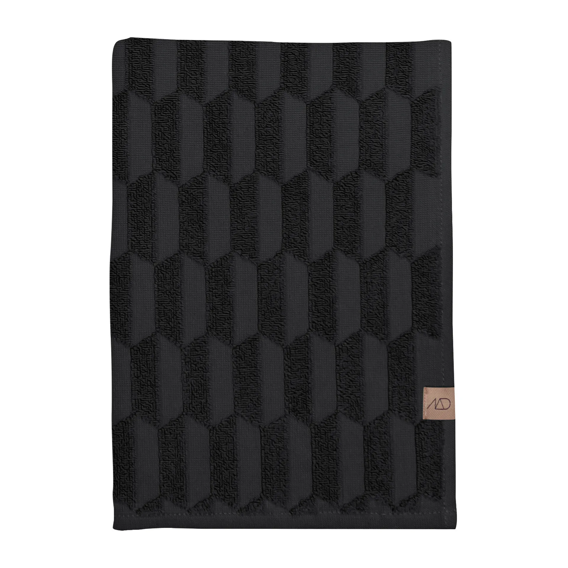 Geo towel 70x133 cm, Black Mette Ditmer