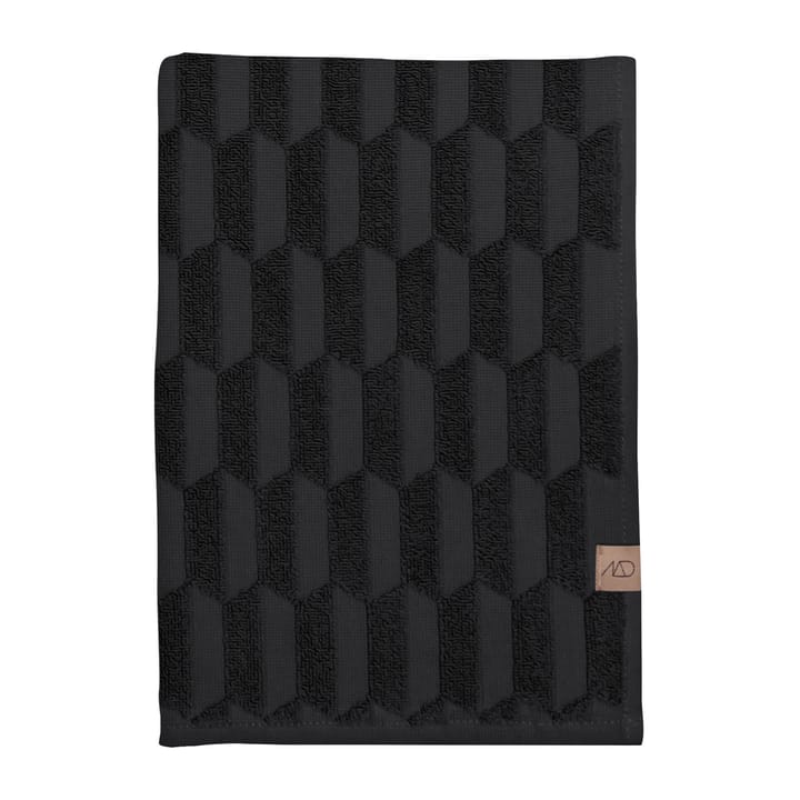 Geo towel 70x133 cm - Black - Mette Ditmer