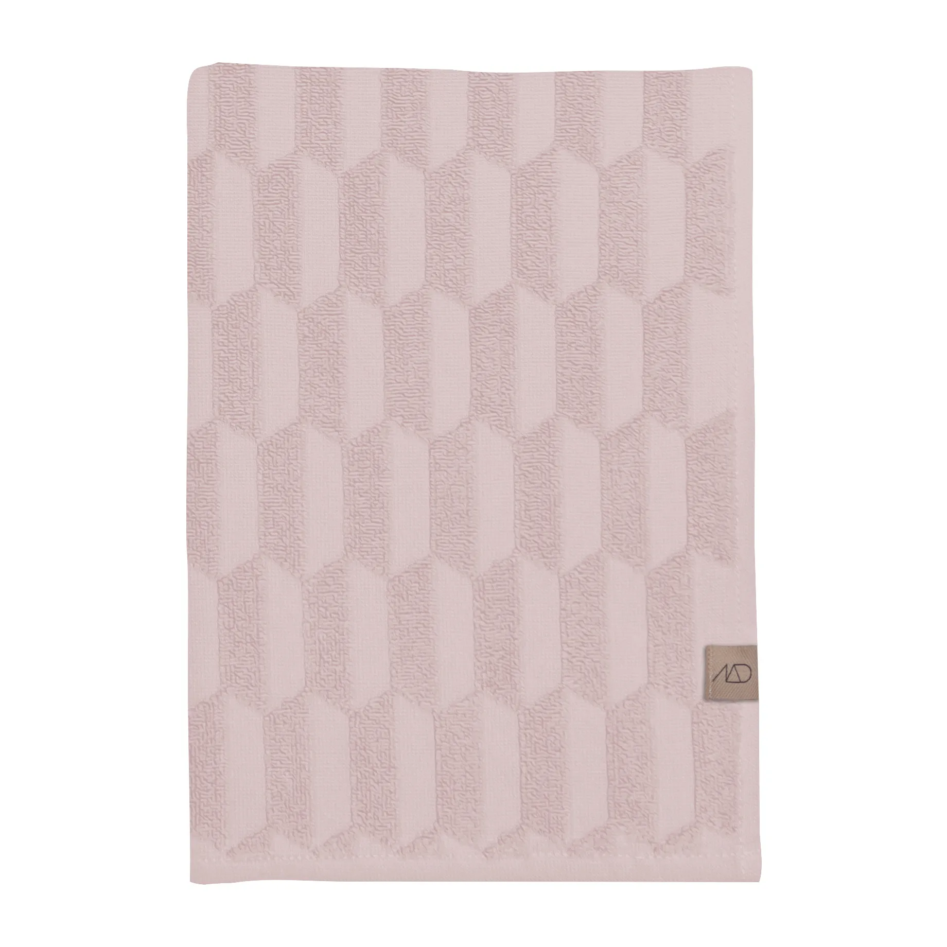 Geo towel 70x133 cm, Powder rose Mette Ditmer