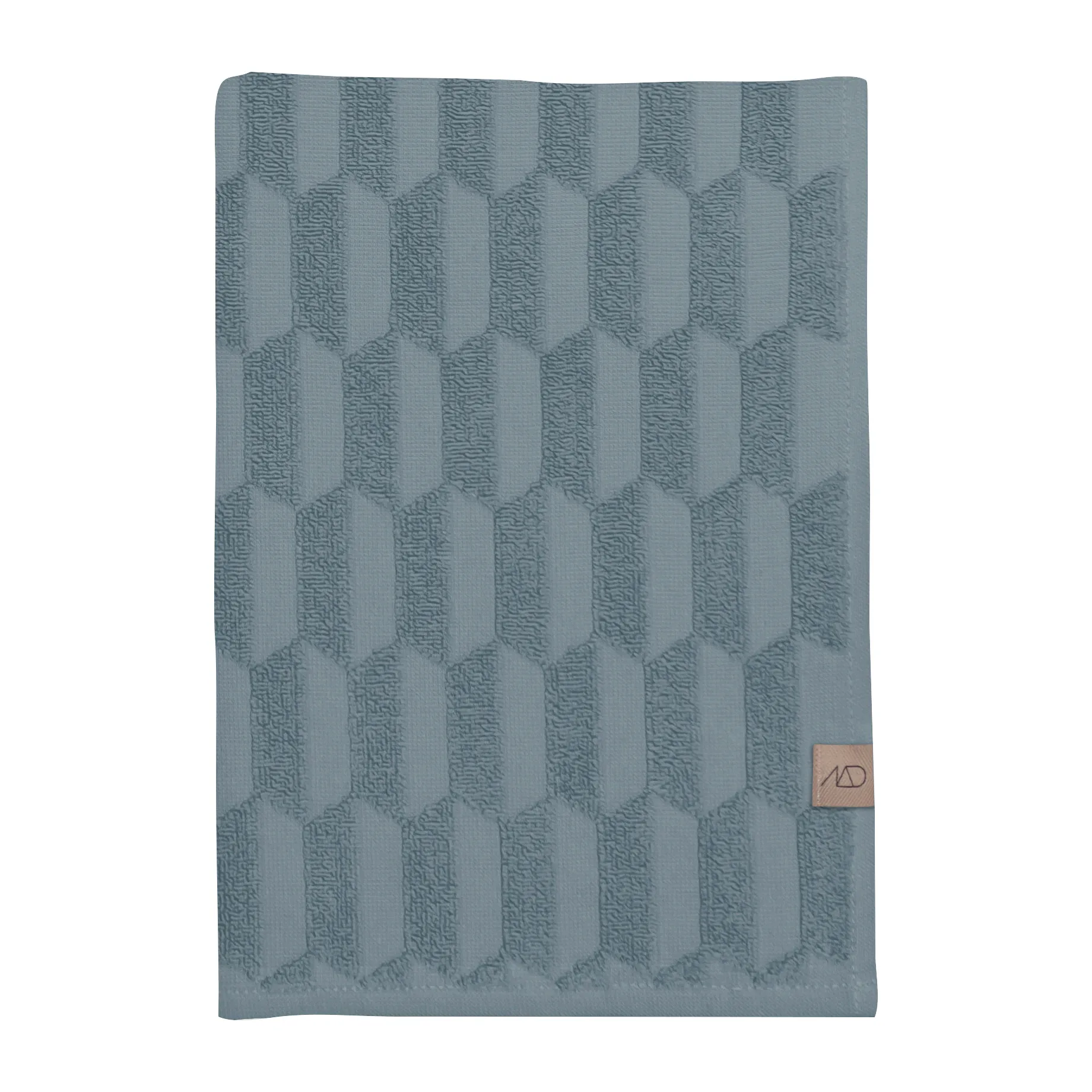 Geo towel 70x133 cm, Stone blue Mette Ditmer