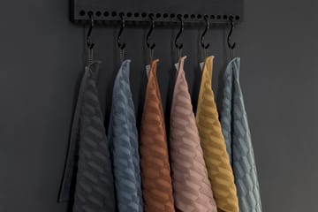 Geo towel 70x133 cm - Stone blue - Mette Ditmer