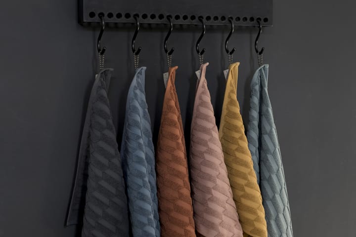 Geo towel 70x133 cm, Stone blue Mette Ditmer