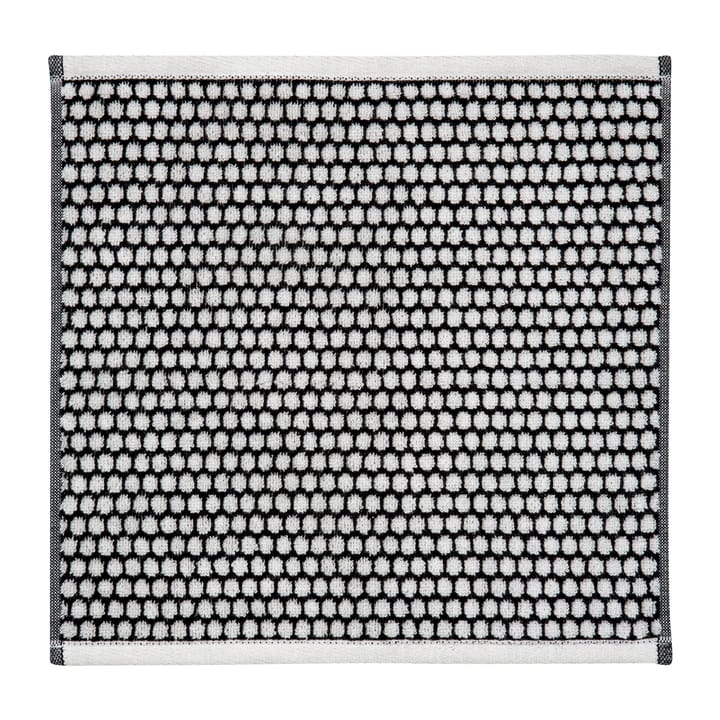 Grid towel 31x31 cm 3-pack - Black-off white - Mette Ditmer