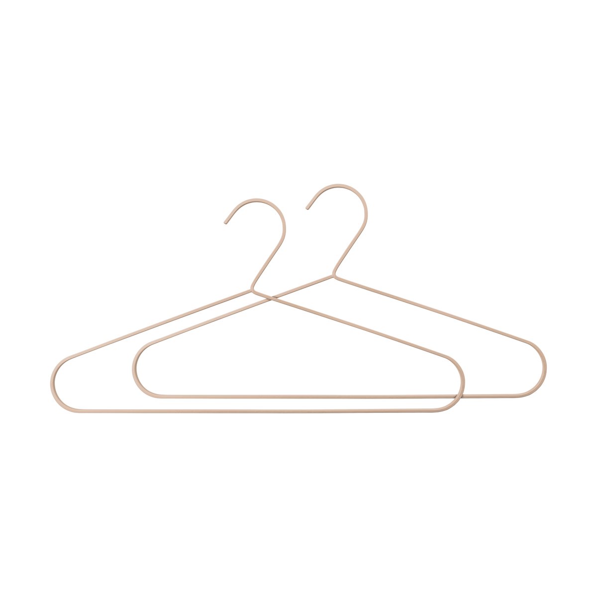 Mette Ditmer Hang-it hanger 2-pack Sand | Scandinavian Design | Clothes racks, coat stands & hangers | Beige
