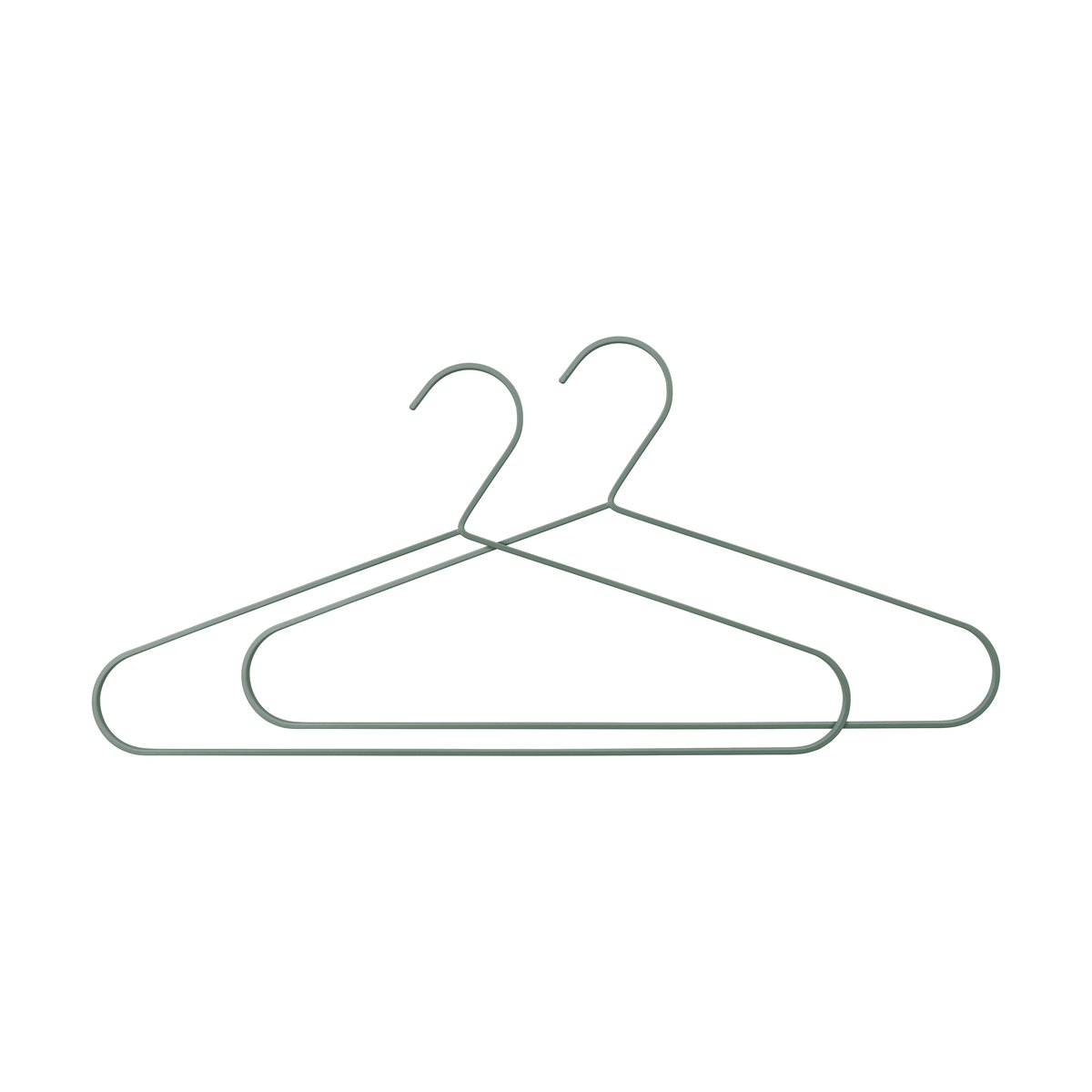 Mette Ditmer Hang-it hanger 2-pack Thyme green | Scandinavian Design | Clothes racks, coat stands & hangers | Green