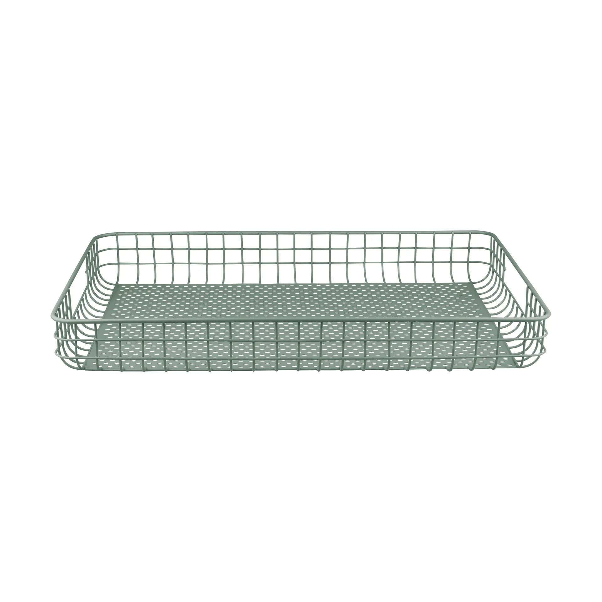 Lift serving tray 33.5x45.5 cm, Thyme green Mette Ditmer