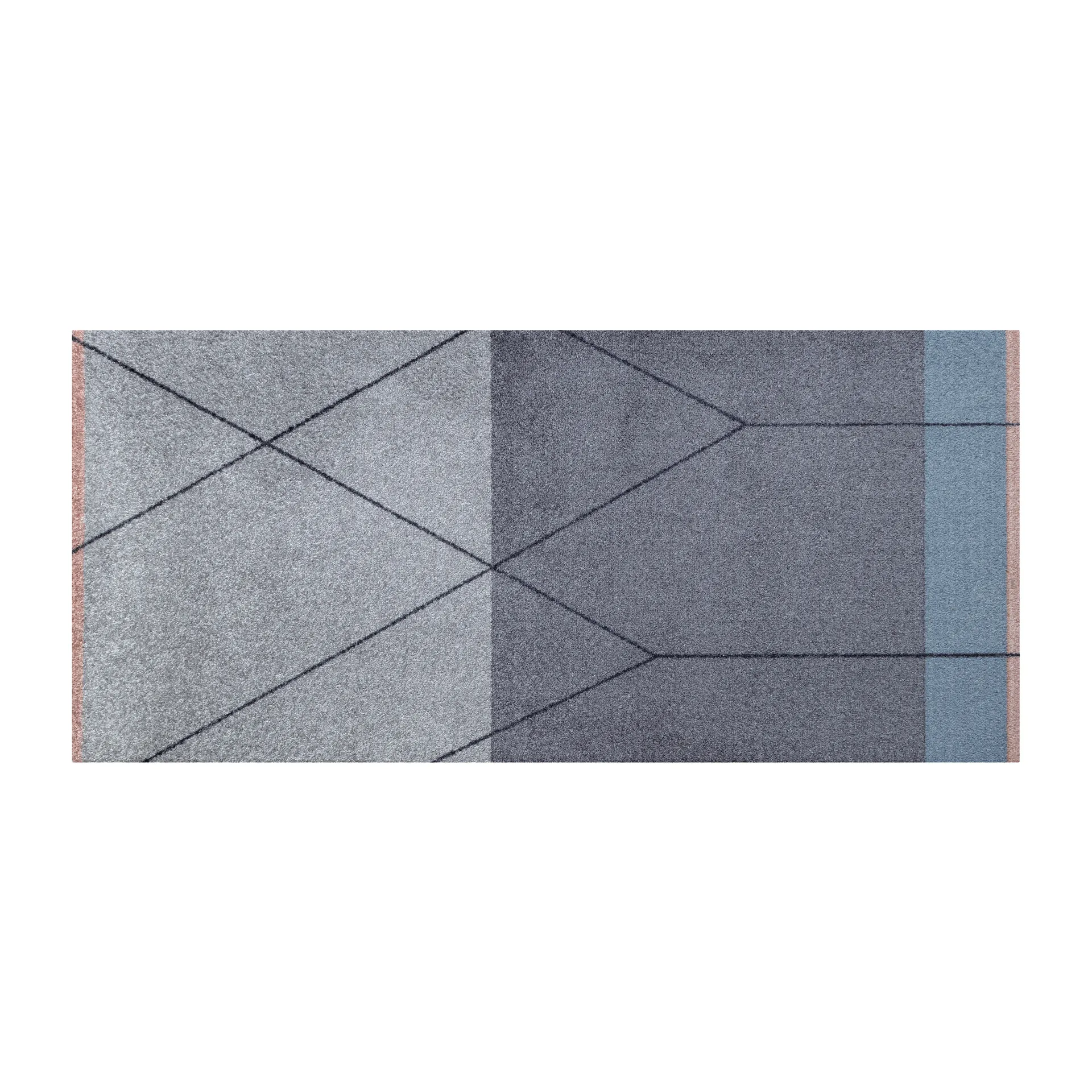 Linea rug allround, Dark grey Mette Ditmer