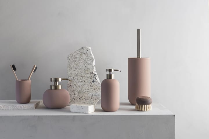 Lotus ceramic toilet brush, Blush Mette Ditmer