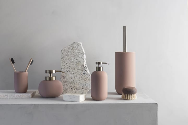 Lotus ceramic toilet brush - Blush - Mette Ditmer