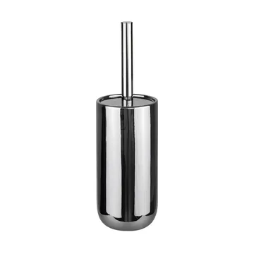Lotus ceramic toilet brush - Chrome - Mette Ditmer