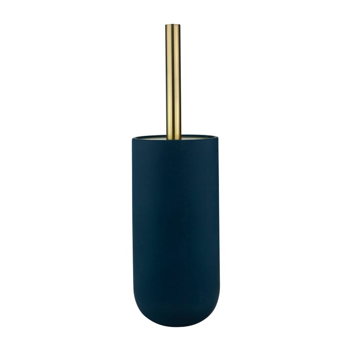 Lotus ceramic toilet brush - Midnight blue - Mette Ditmer