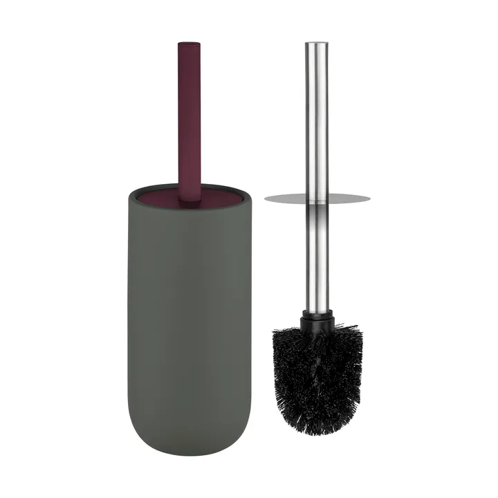 Lotus play toilet brush, incl. 2 toilet brush heads - Dark olive - Mette Ditmer