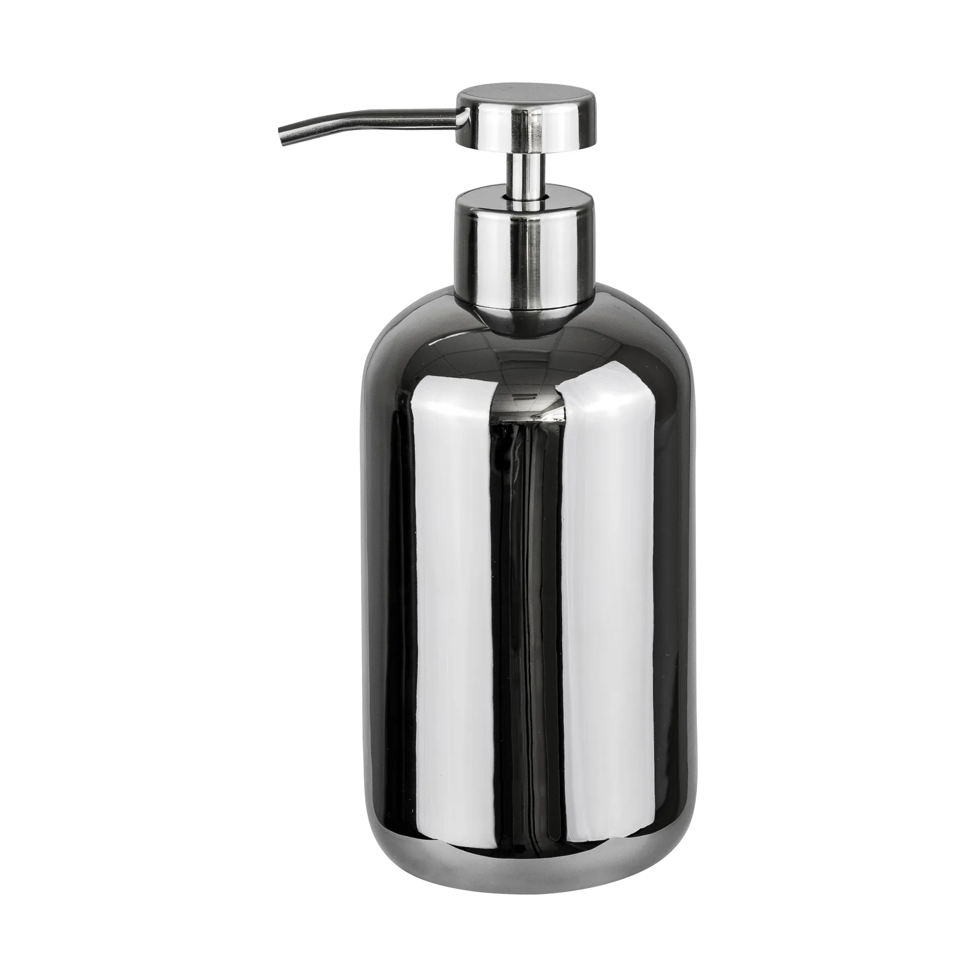 Lotus soap dispenser high, Chrome Mette Ditmer