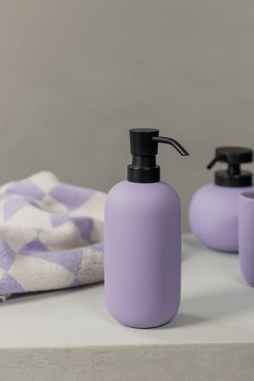 Lotus soap dispenser high - Light lilac - Mette Ditmer