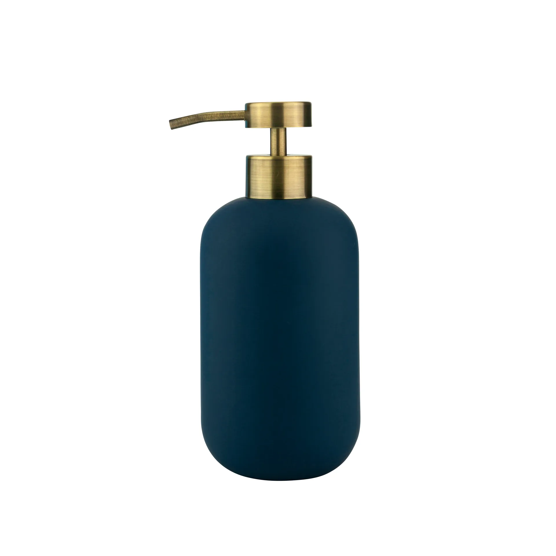Lotus soap dispenser high, Midnight blue Mette Ditmer