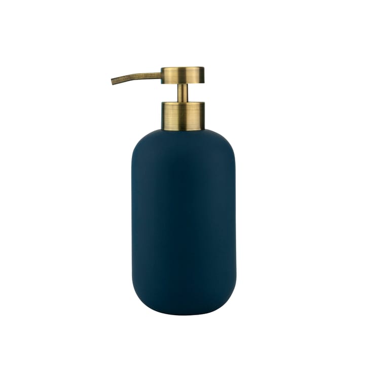 Lotus soap dispenser high - Midnight blue - Mette Ditmer