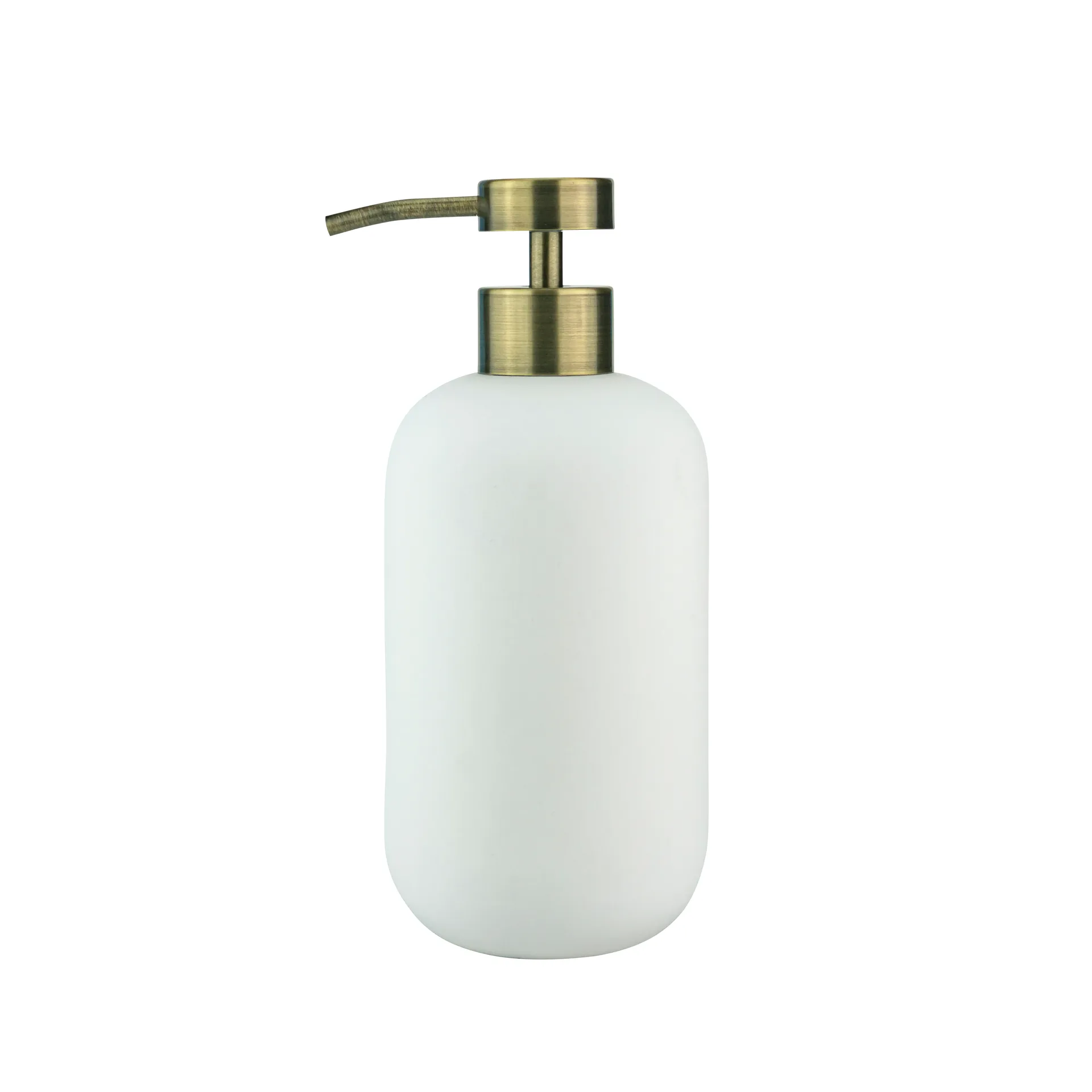 Lotus soap dispenser high, white Mette Ditmer