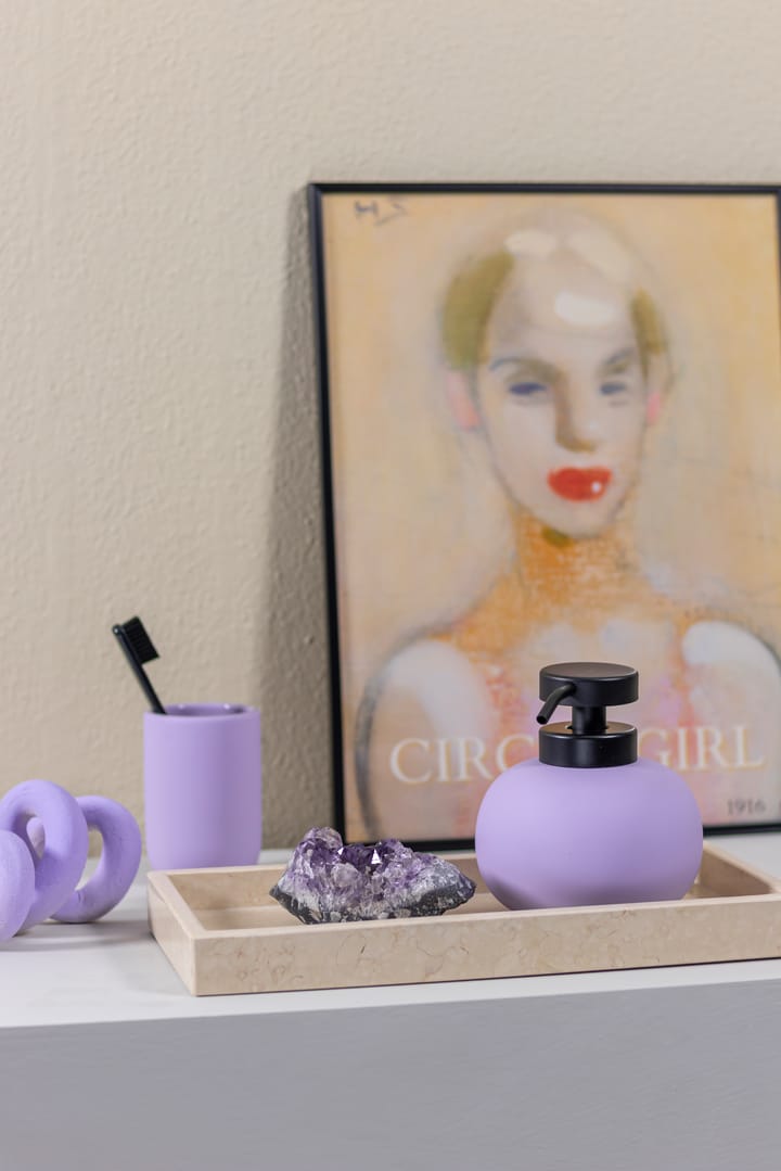 Lotus soap dispenser - Light lilac - Mette Ditmer